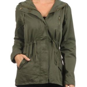 Olive green jacket